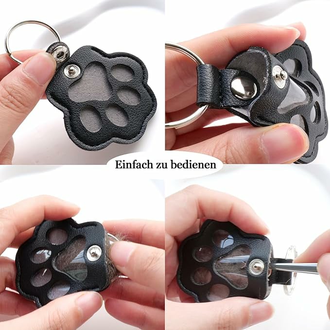🔥Kaufen Sie 3 und erhalten Sie 1 gratis💖 Schlüsselanhänger aus Leder zur Erinnerung an Ihr Haustier