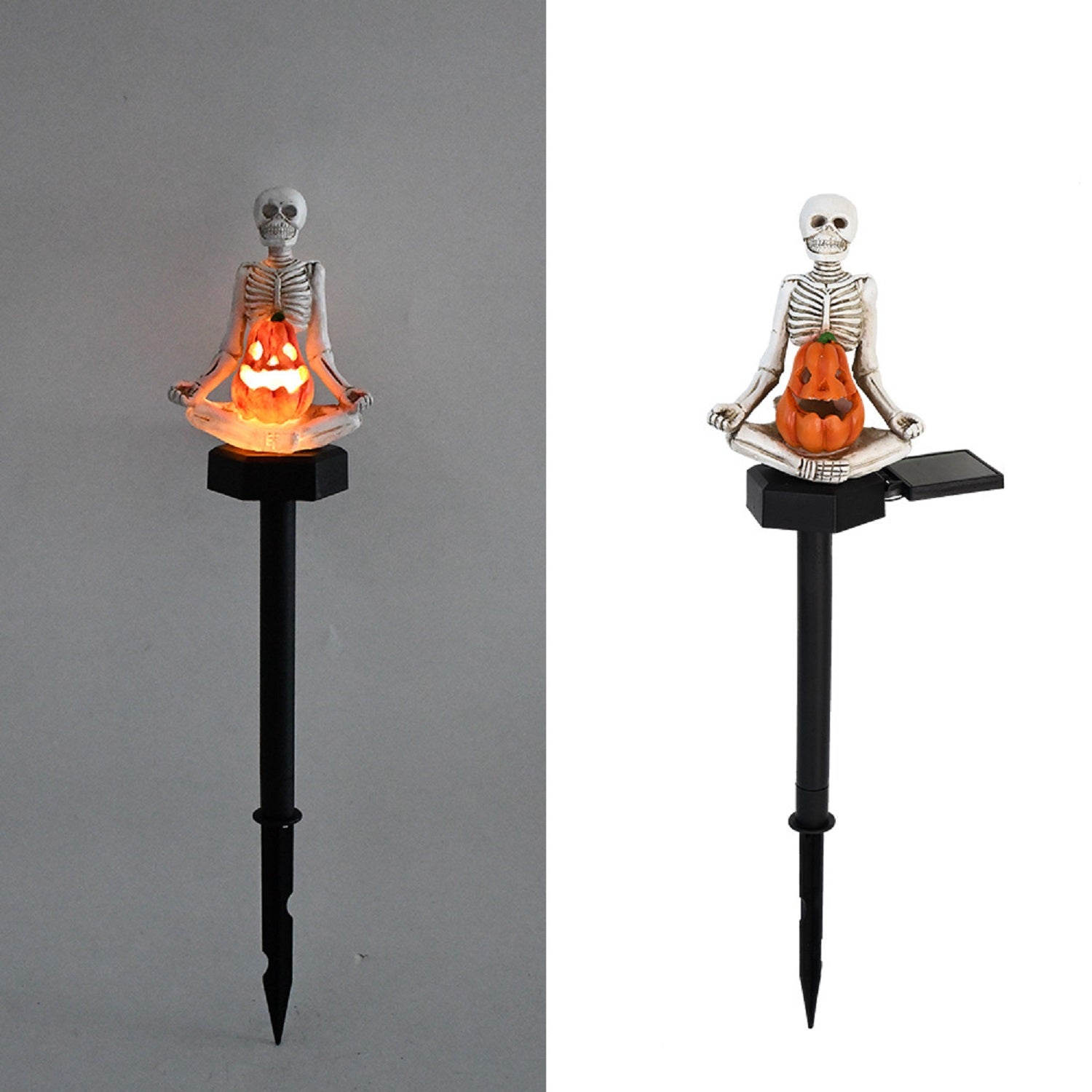 🔥Hot Sale🔥Outdoor Pumpkin Skull Halloween Floor Lamp