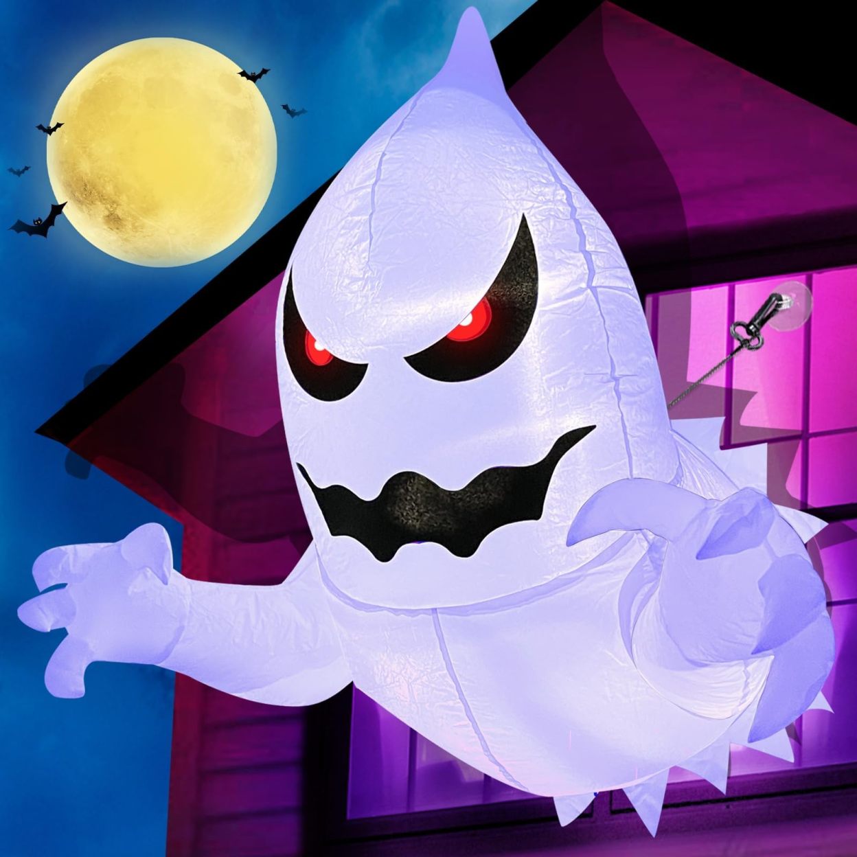 Last Day 70%OFF - 👻LED Halloween Inflatable Ghost