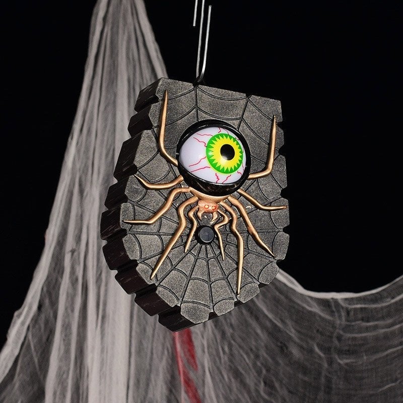 🎃Free shipping for 2 items, half price for the 3rd item-👁️3D ONE-EYED LIGHTUP EYEBALL DOOR BELL DECORATION🕷️