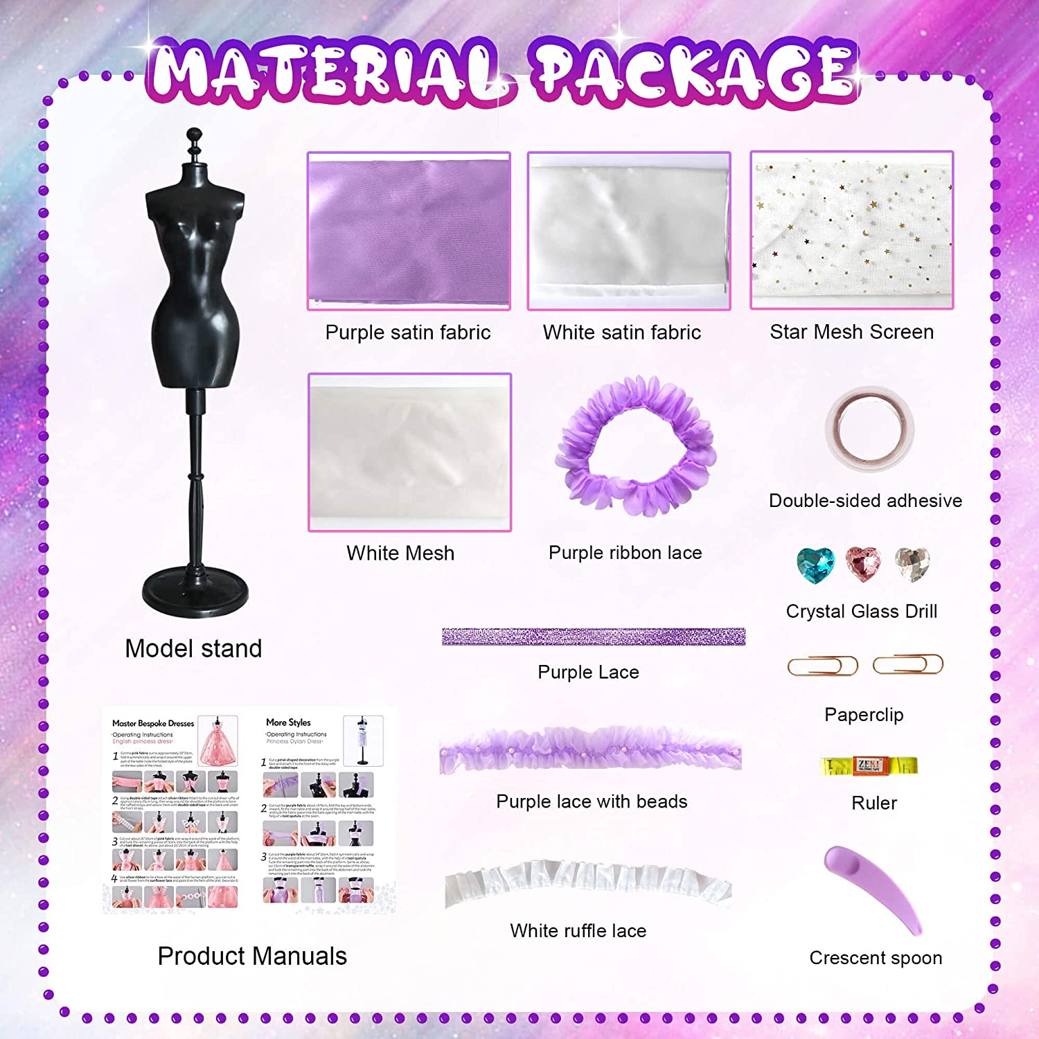 (🌲Early Christmas Sale- 50% OFF) Dress Design Craft Making Kit👍Buy 2 Free Shipping