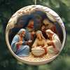 🎄Nativity Christmas ornament(2D flat printing)