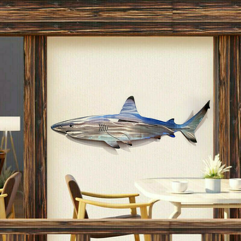 🦈Metal Shark Art Wall Decor