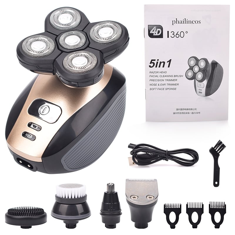(💝2023 The latest version Save 60%OFF)5 In 1 Multifunctional 4D Electric Shaver