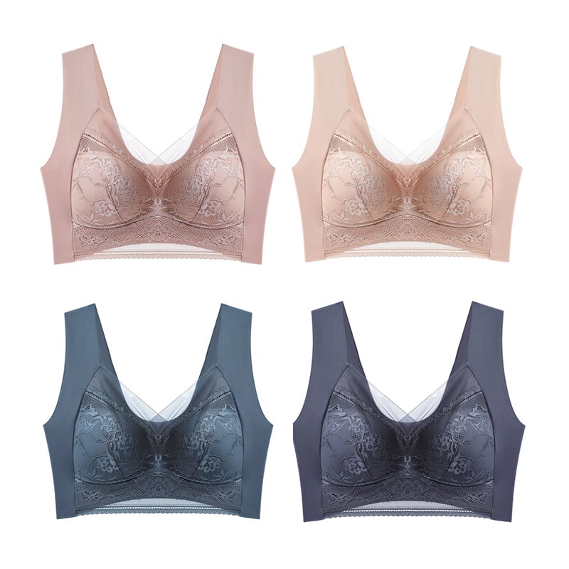 🔥Last Day Buy 1 Get 2 Free🔥Women’s Lace Silk Push Up Bra