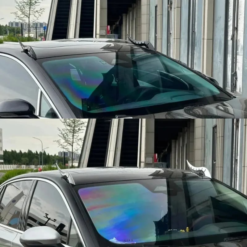 🐉Car Roof Dragon Horn Modification🚗