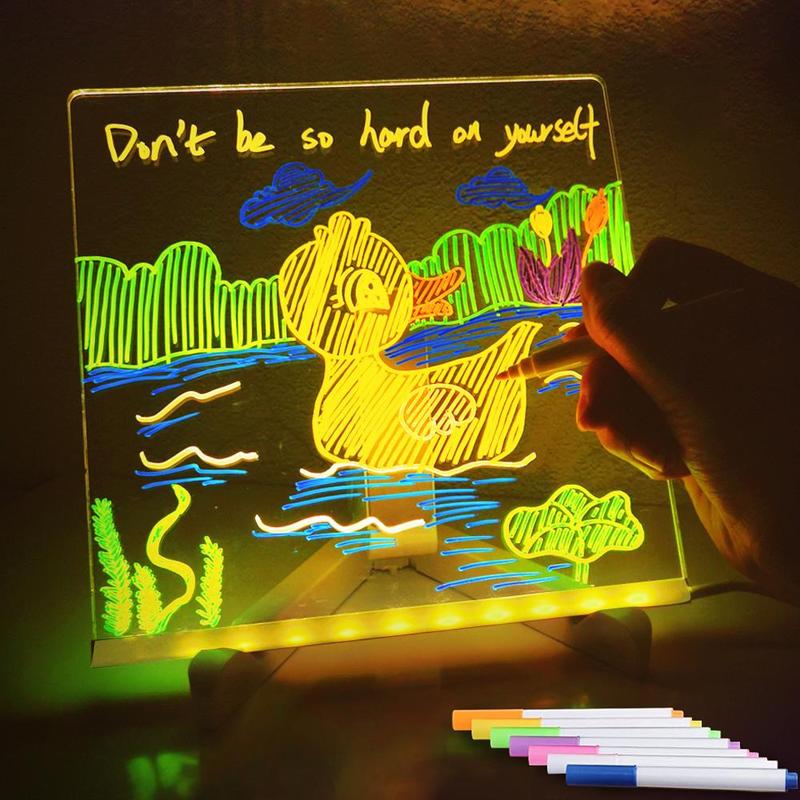 🔥CHRISTMAS SALE 50% OFF🎁Rewritable LED Message Board (come with 7 Pens)