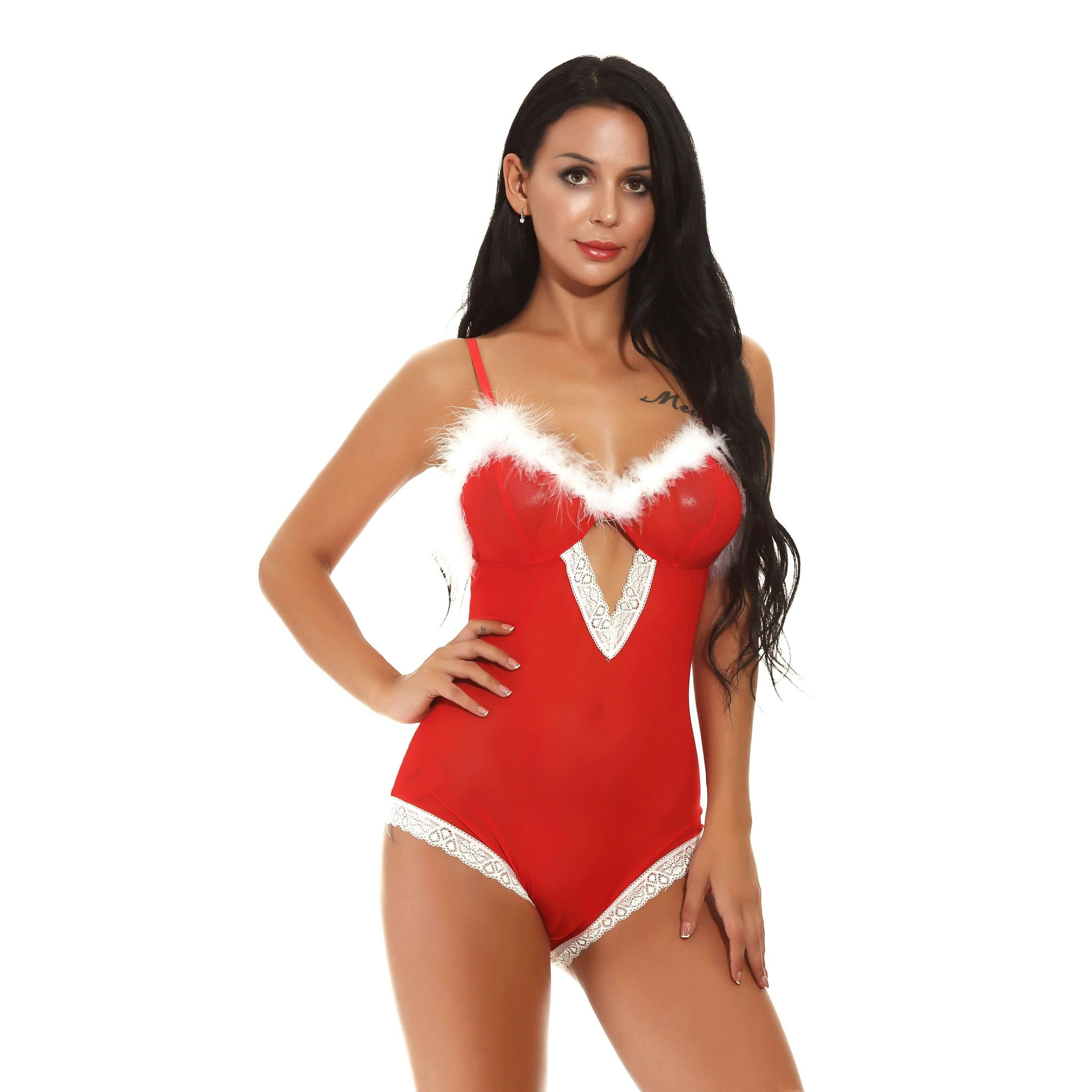 Ms. Clause Holiday One Piece Sexy Teddy
