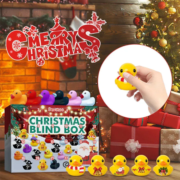 🔥Last Day Promotion 48% OFF-🎁- Christmas Rubber Ducks Advent Calendar 2024(1 Set 24🦆 Ducks)