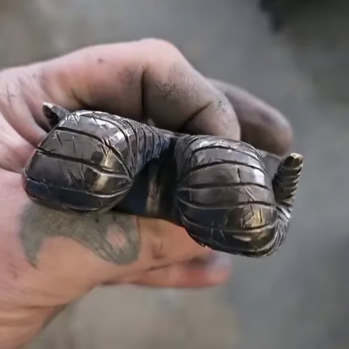 🔥LAST DAY SALE 49% OFF 🐏Handmade Ram Horn Skull Knuckles (BUY 2 FREE SHIPPING)