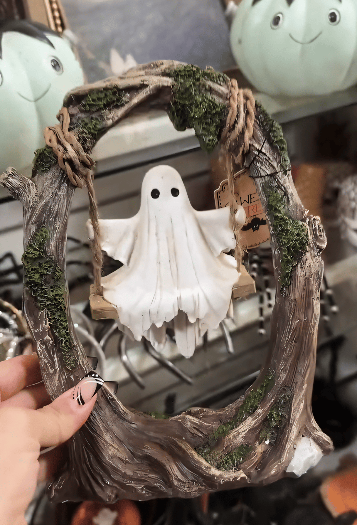 🔥🔥Last Day 49% OFF-2025 Swinging Shadows: Ghost on a Tree Swing👻