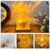 16 Color Crystal Table Lamp LED Dynamic Water Ripple Projector Night Light