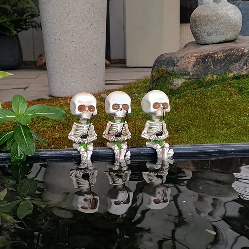 TikTok Last Day Promotion -60% OFF🎉Fishing Skeleton Garden Accessory