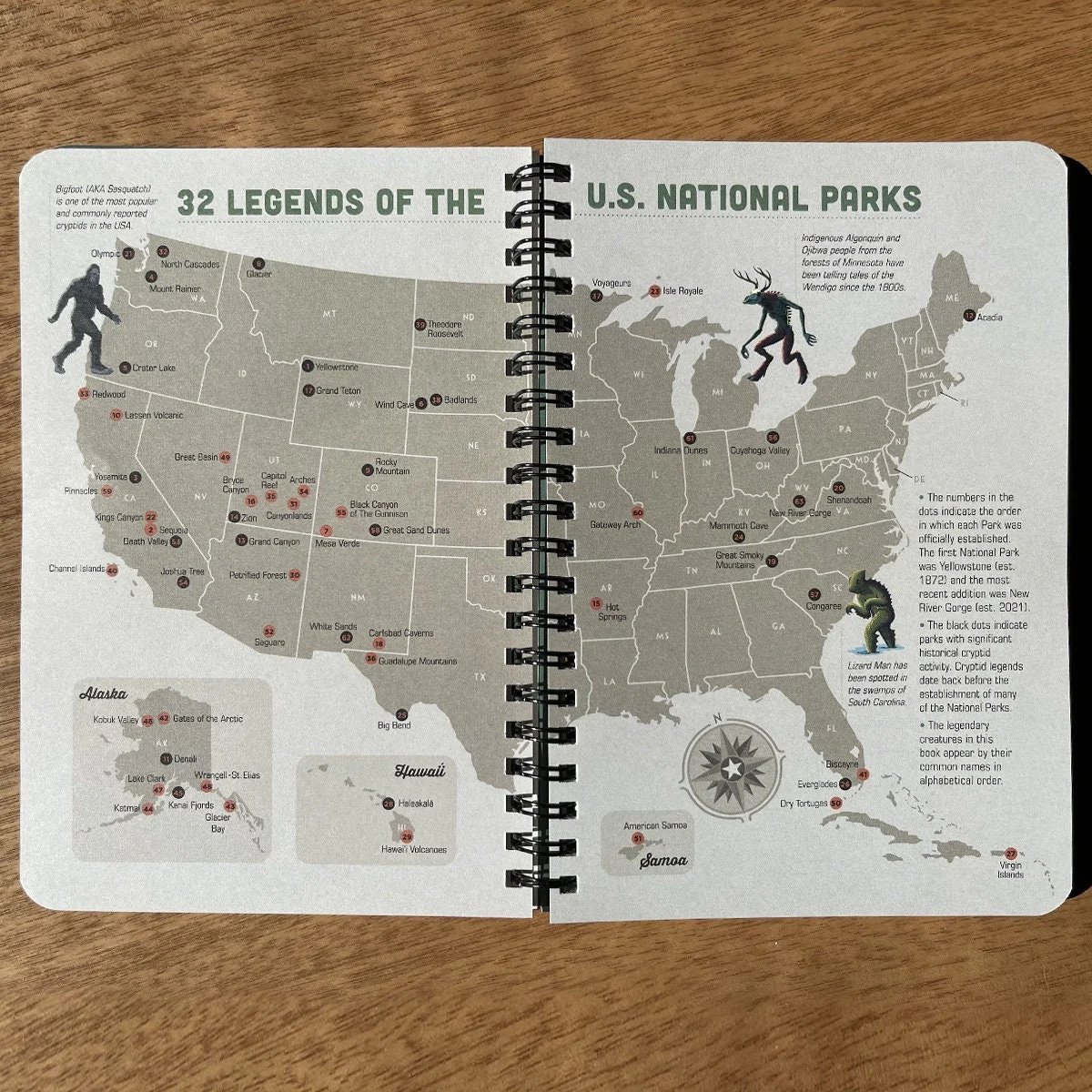 2024 LEGENDS OF THE NATIONAL PARK GUIDE BOOK