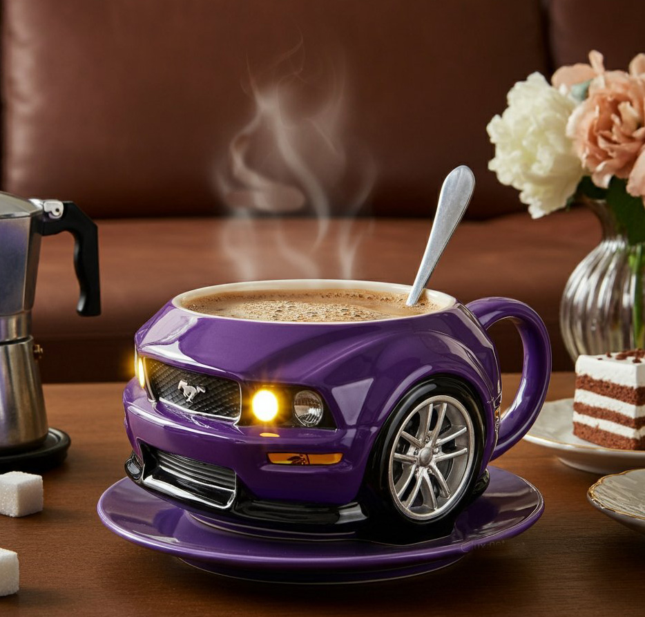 🚗1962 Creative Car Shaped Coffee Mug