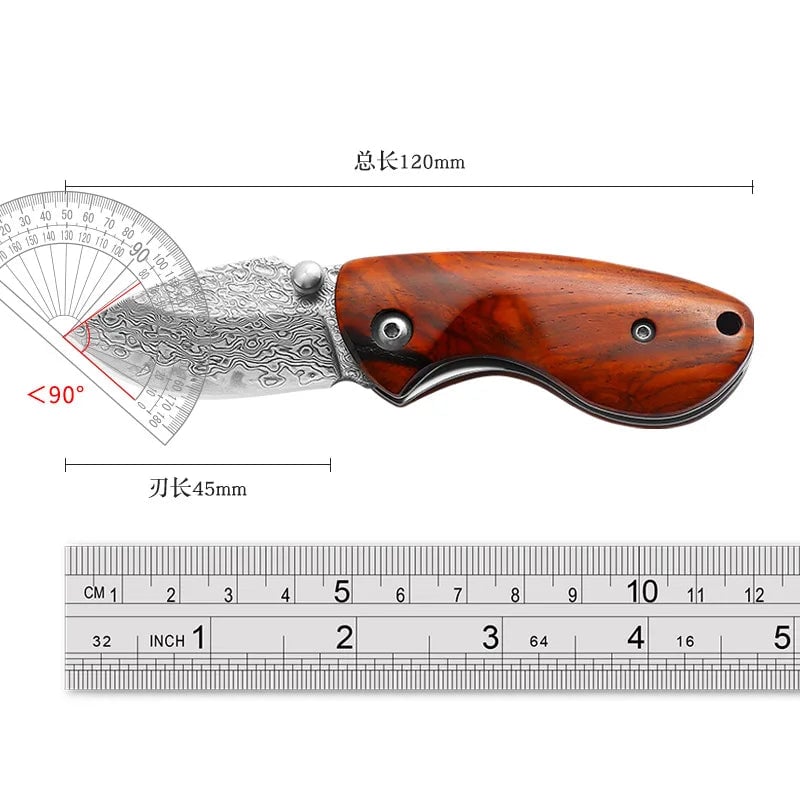 Handcrafted Damascus Steel VG10 Knife