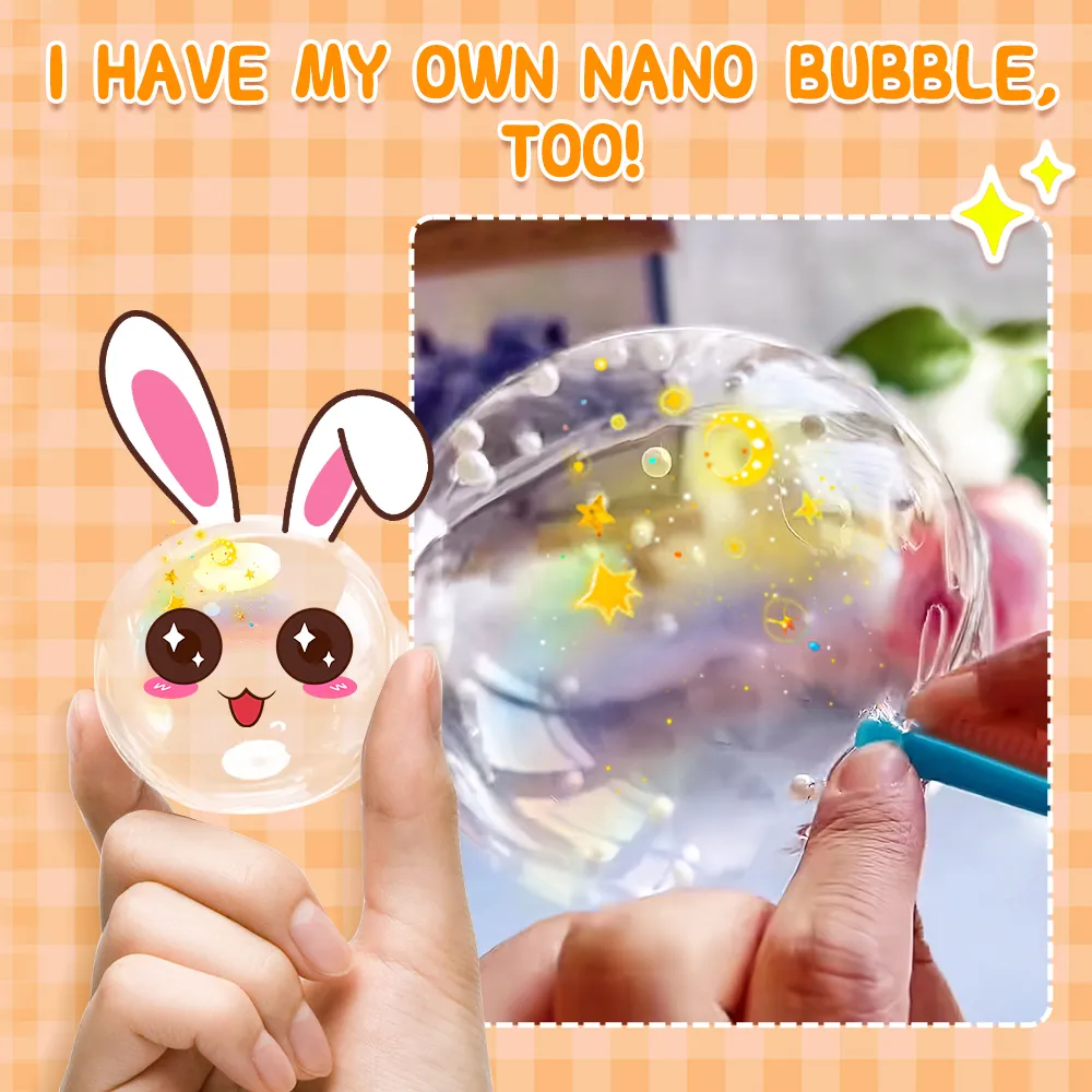 Toysfever™ Nano Glue Blowing Bubble Transparent Tape