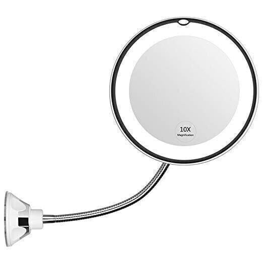 🔥Last Day Promotion 50% OFF🔥360° Flexible Light Up 10X Magnification Makeup Mirror