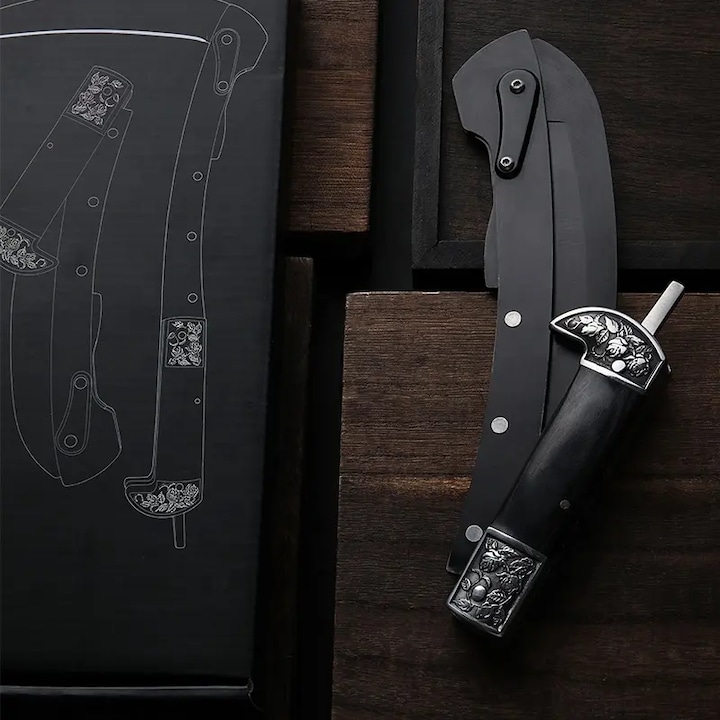 Dual-Section Folding Sickle
