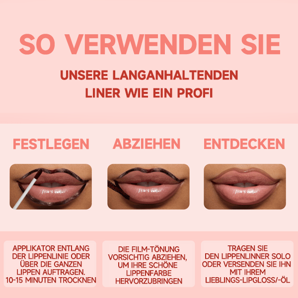 🏆Letzter Tag Verkauf 49% Rabatt🔥-👄Peel-Off Lip Liner Stain - Hält den ganzen Tag und die ganze Nacht Lipliner