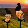 🔥Crow Skull Solar Garden Light