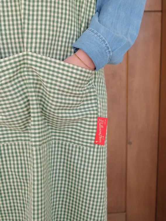 Everyday Cross-Back Cotton Apron