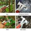 16 in 1 Multifunctional Axe Hammer Outdoor Emergency Safety Tool Saw Blade