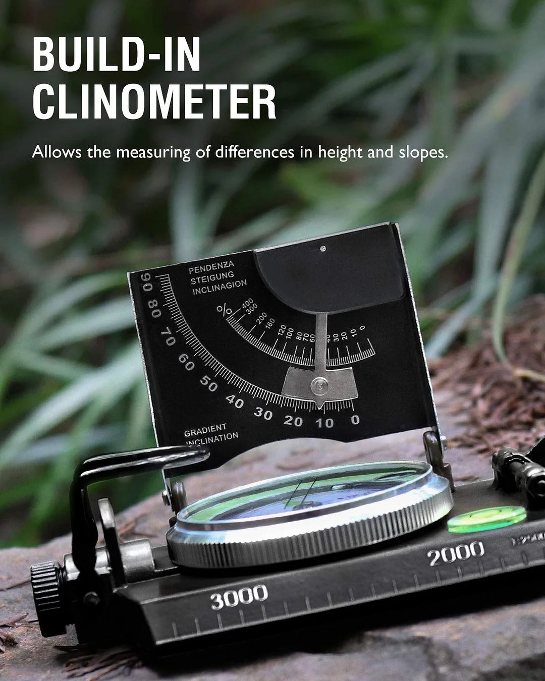 (🔥LAST DAY PROMOTION - 50% OFF) Military Aiming Navigation Compass  with Inclinometer