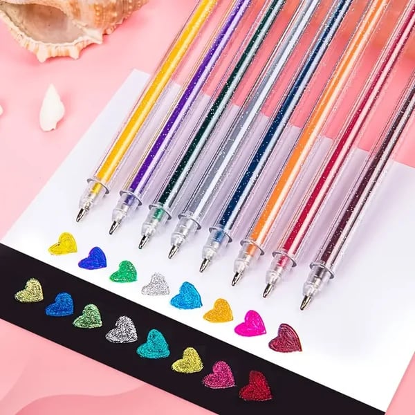 💥Clearance Sale - 50% OFF🎁 Glitter Gel Pen Set