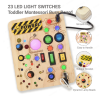 🍂TikTok Fall Sale — Last Day 70% OFF🎉Montessori Sensory Toys, Square-Shaped Wooden Busy Board