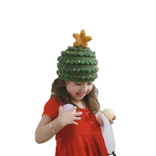 BUY 2 FREE SHIPPING - 🎄Christmas Tree Hand-Crocheted Hat🎄