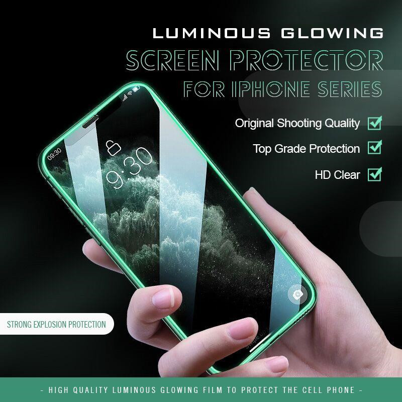 🔥Last Day Sale -50% OFF-Luminous Glowing Tempered Glass Screen Protector (Buy 2 get 1 free)