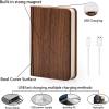 📔Wooden Book Lamp Novelty 360° Folding LED Faux Book