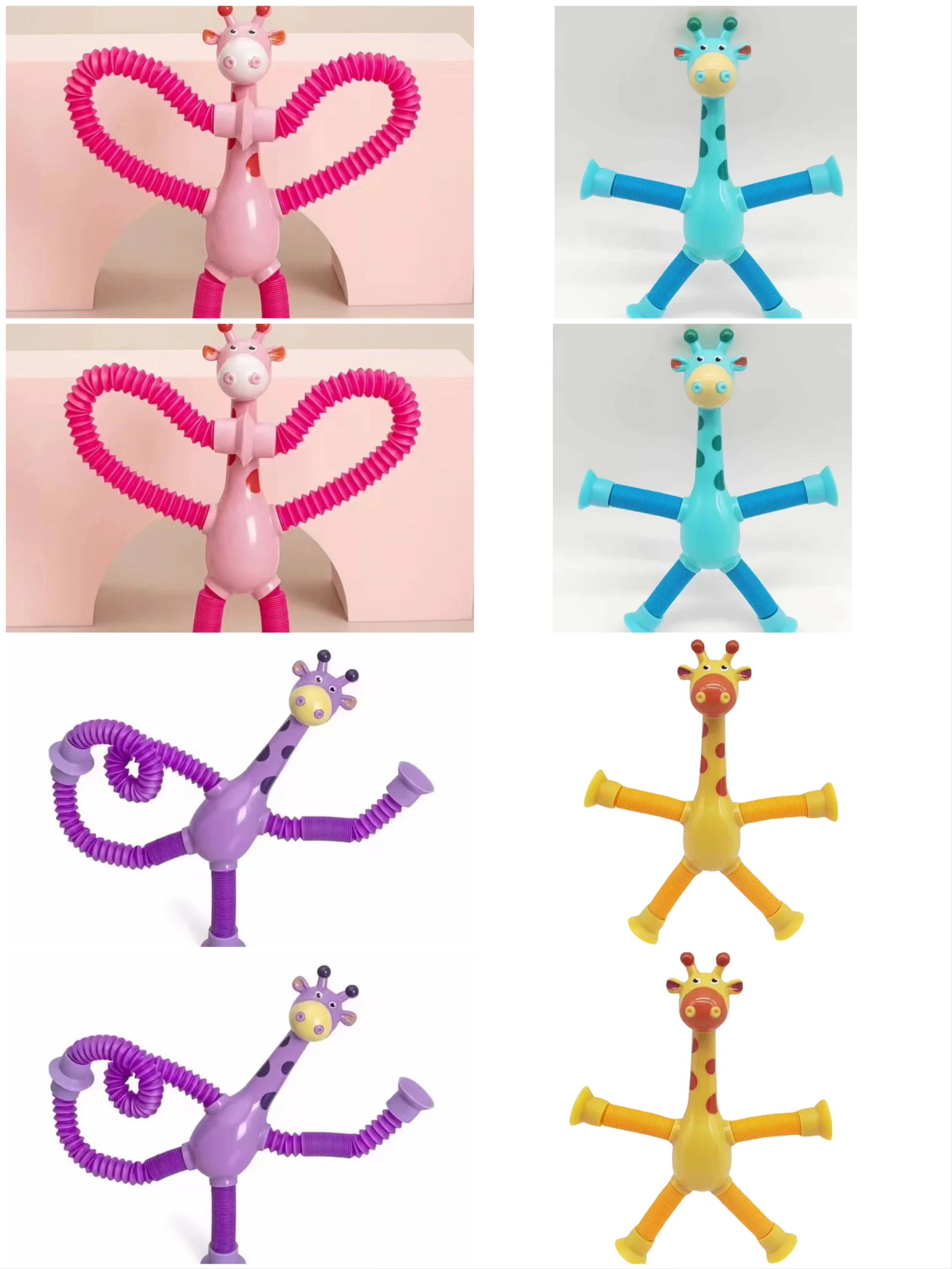 (💥Black Friday Hot Sale - 49% Off) Telescopic suction cup giraffe toy