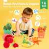 🎁TikTok Last Day Sale - 70% OFF👶Baby Sensory Toys – 16 PCS  First Fruit & Vegetable Set🍓