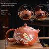 Purple clay pot that changes color when exposed to heat, Xishi Fengming pot, Kung Fu tea set, household teapot, Dragon and Phoenix pot, non-hot tea making device