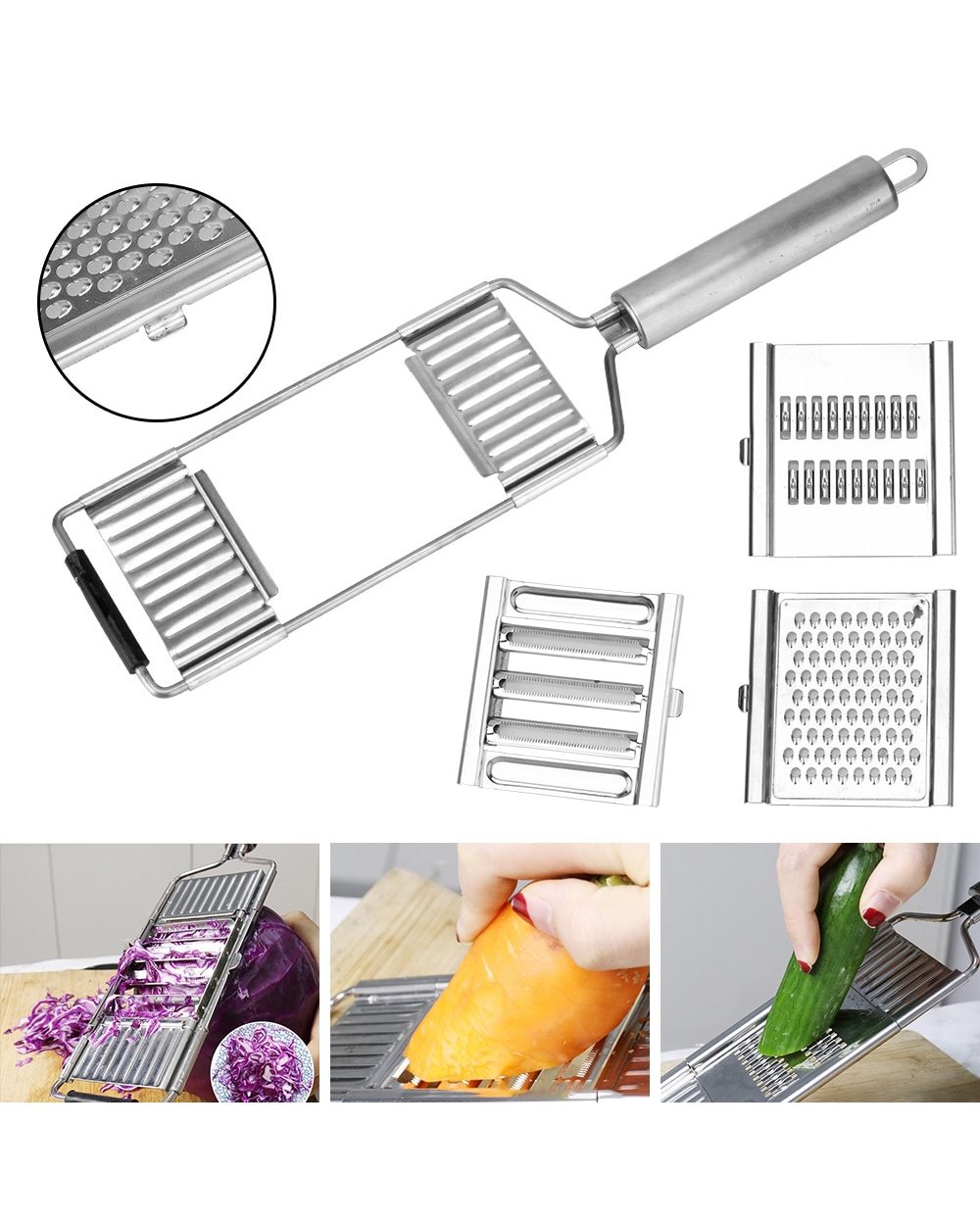 🔥Last Day Promotion 48% OFF🔥3 In 1 Multifunctional Grater Make Your Cooking More Efficient