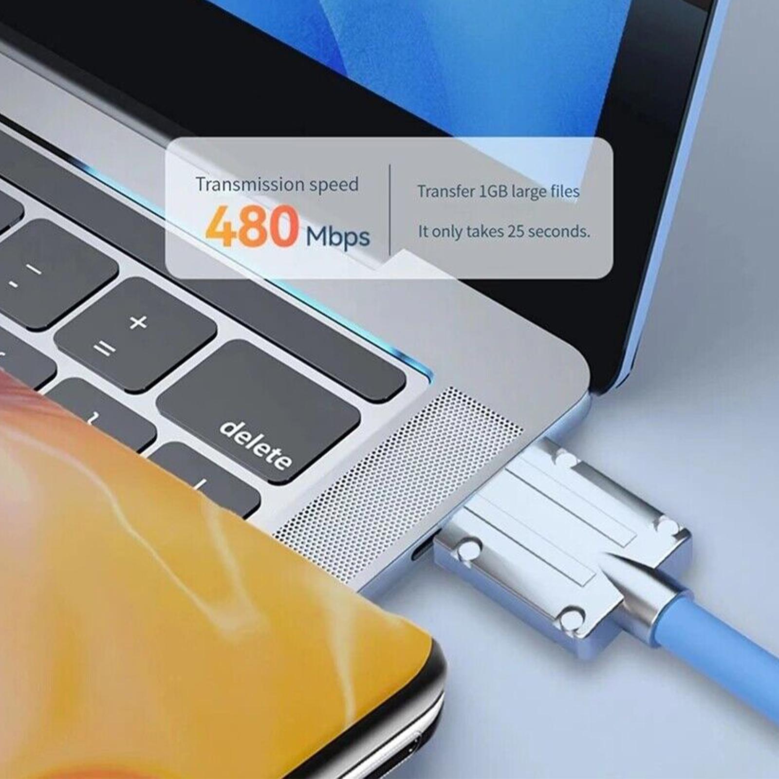 (🎄Christmas Hot Sale🔥🔥)180° Rotating Fast Charge Cable