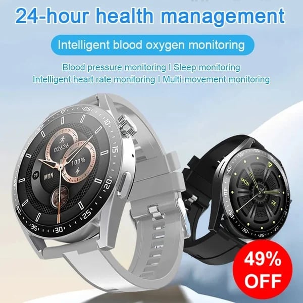 🎁TikTok Last Day Sale - 70% OFF🔥Painless Blood ALL DAY Health Monitoring Smart Bluetooth Watch
