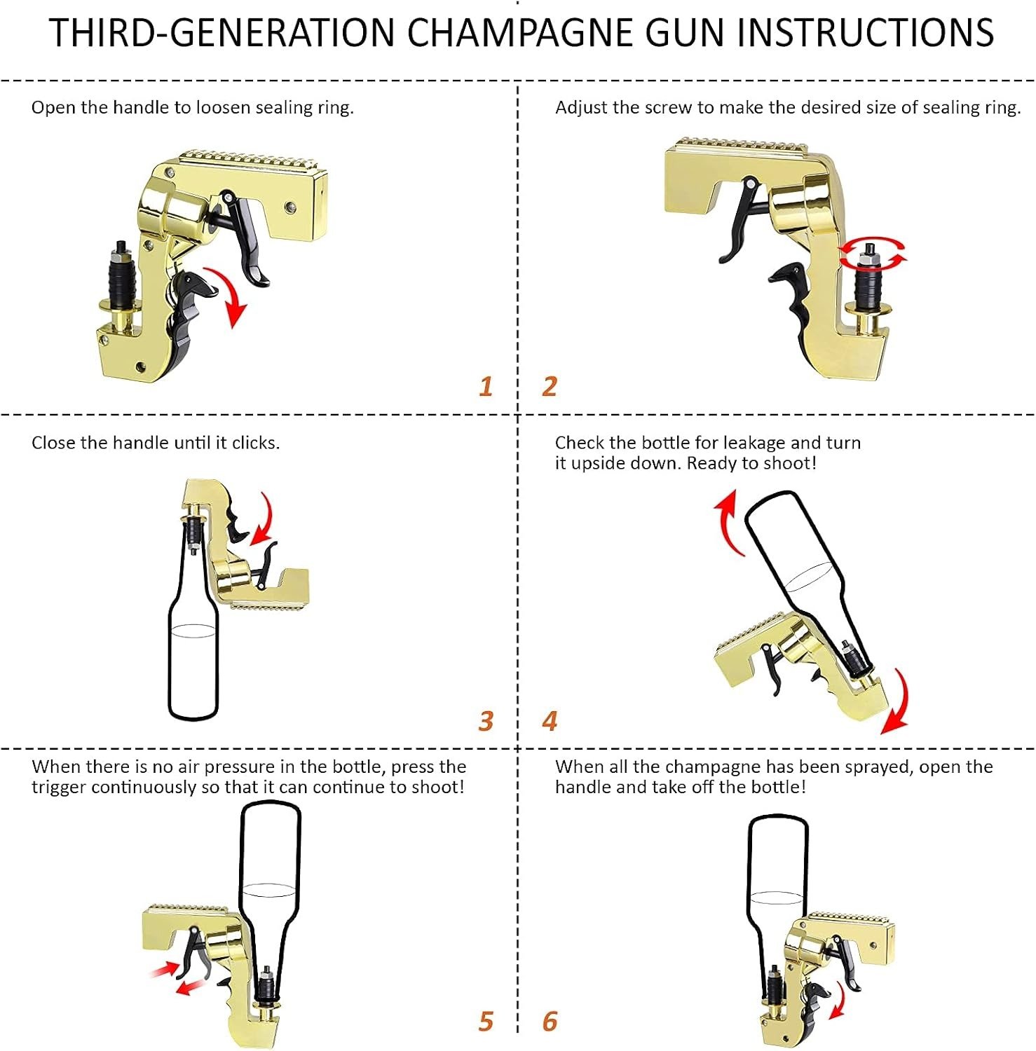 🔫Summer Essentials - Champagne Gun Shooter