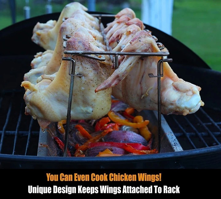 (2021 NEW YEAR PROMOTIONS- Save 50% OFF)Roasted Chicken Rack Holder-Buy 2 Get Free Shipping