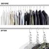 Space Saving Hanger Magic Clothes Hanger with Hook Closet Organizer