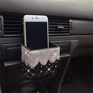 Bling Bling Car Cellphone Storage Box