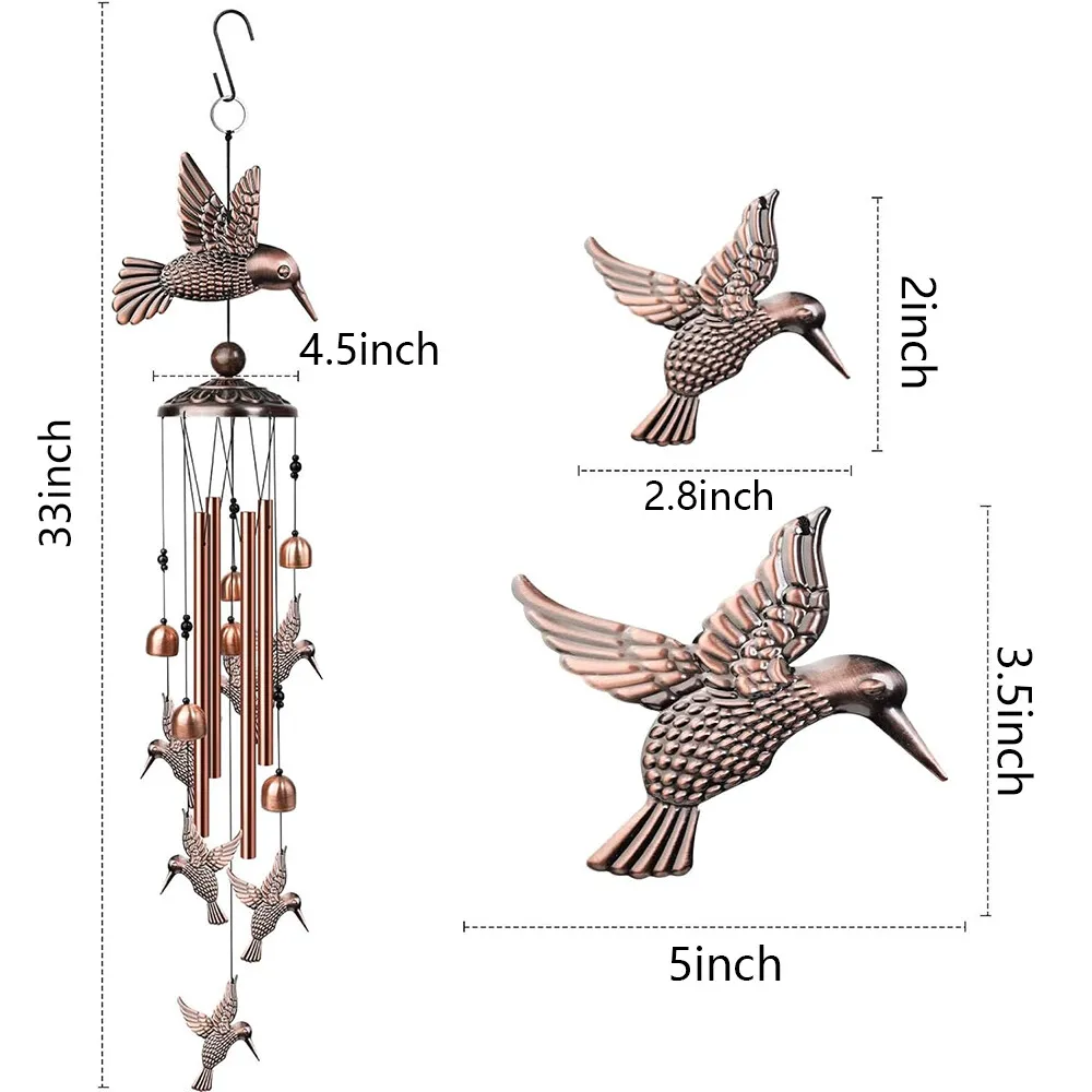 🎐Pure hand-made Copper Horse wind chimes(𝐁𝐮𝐲 𝟐 𝐅𝐫𝐞𝐞 𝐒𝐡𝐢𝐩𝐩𝐢𝐧𝐠)