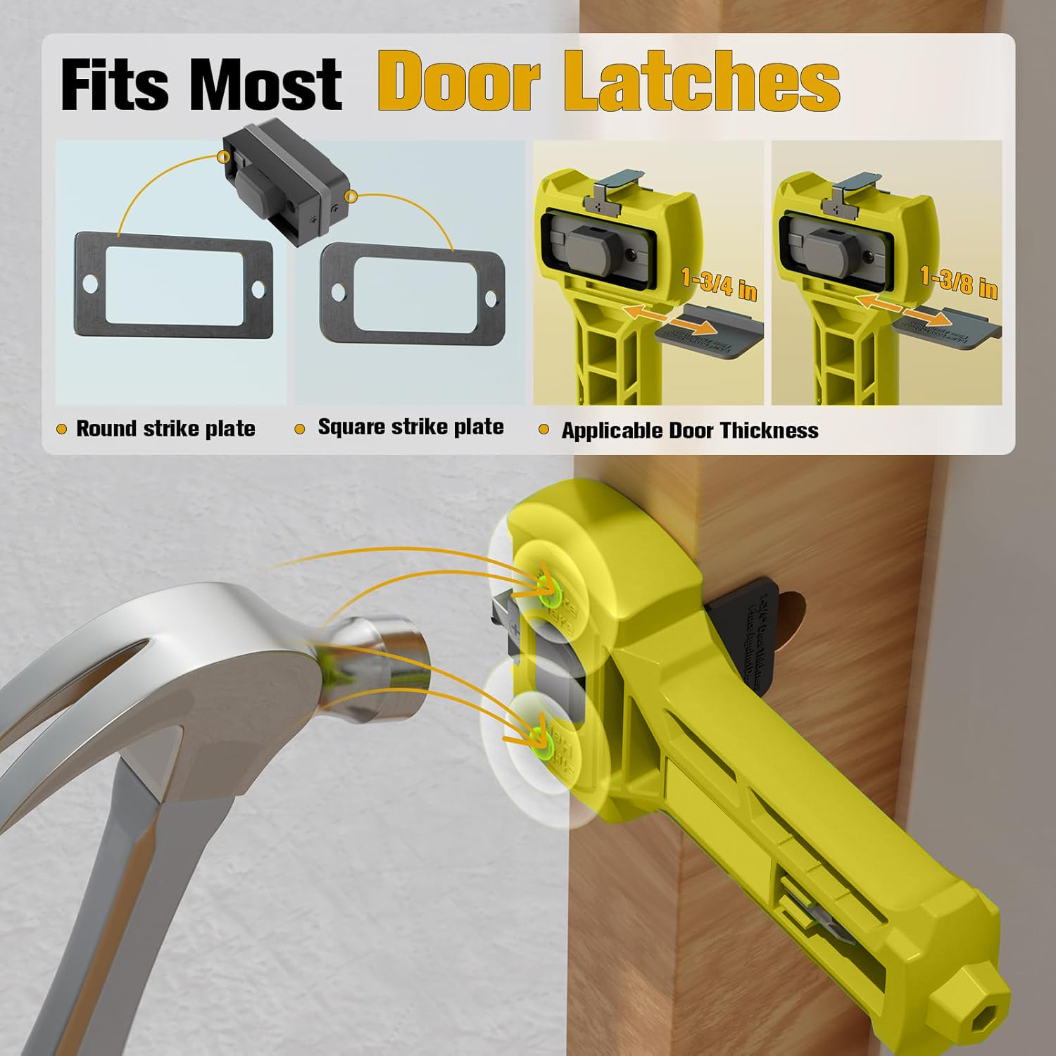 💥LAST DAY SALE 50% OFF💥Door Latch Installation Kit