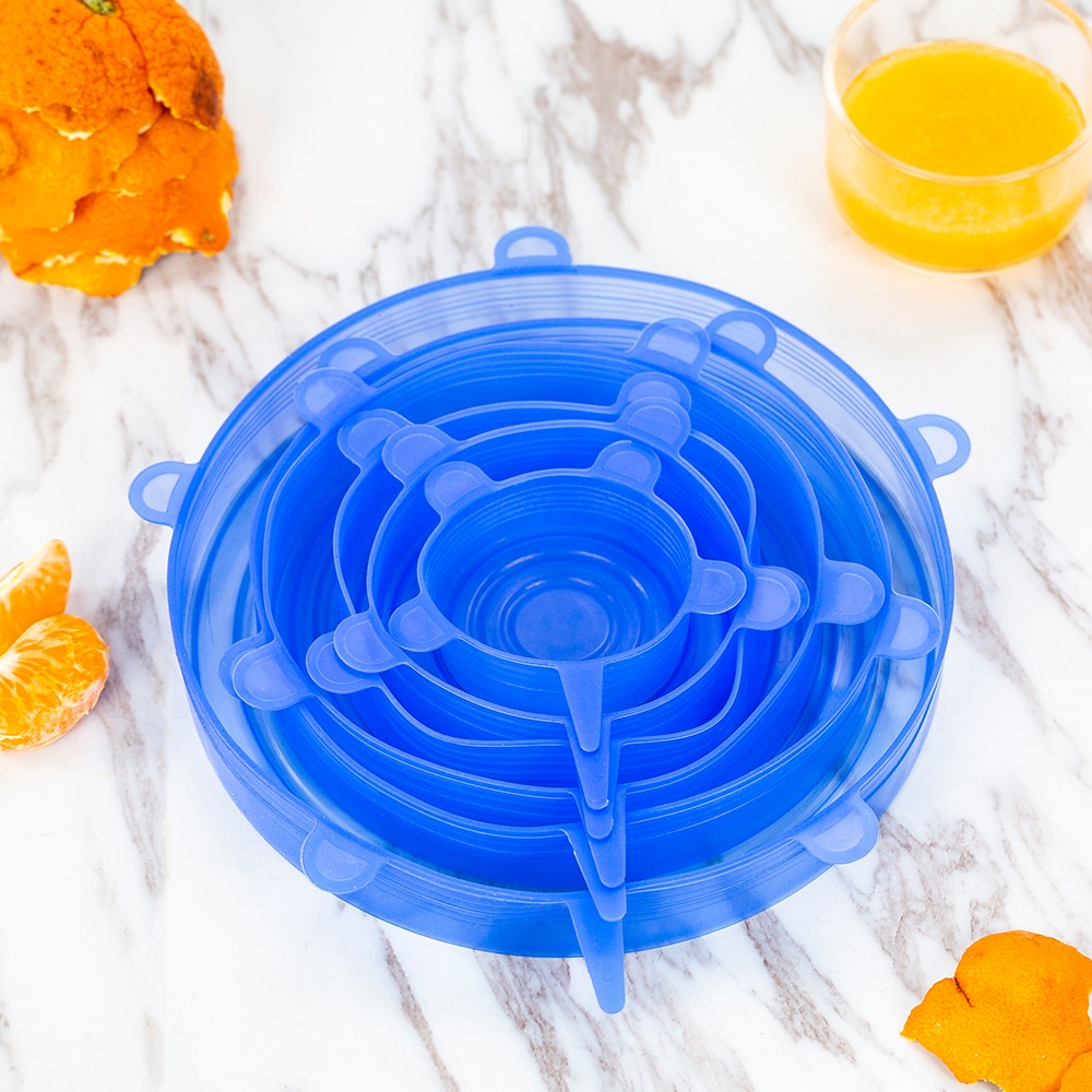 6 Reusable Food Silicone Packaging Lids(🔥BUY 4 SETS GET 2 FREE&FREE SHIPPING/36PCS)