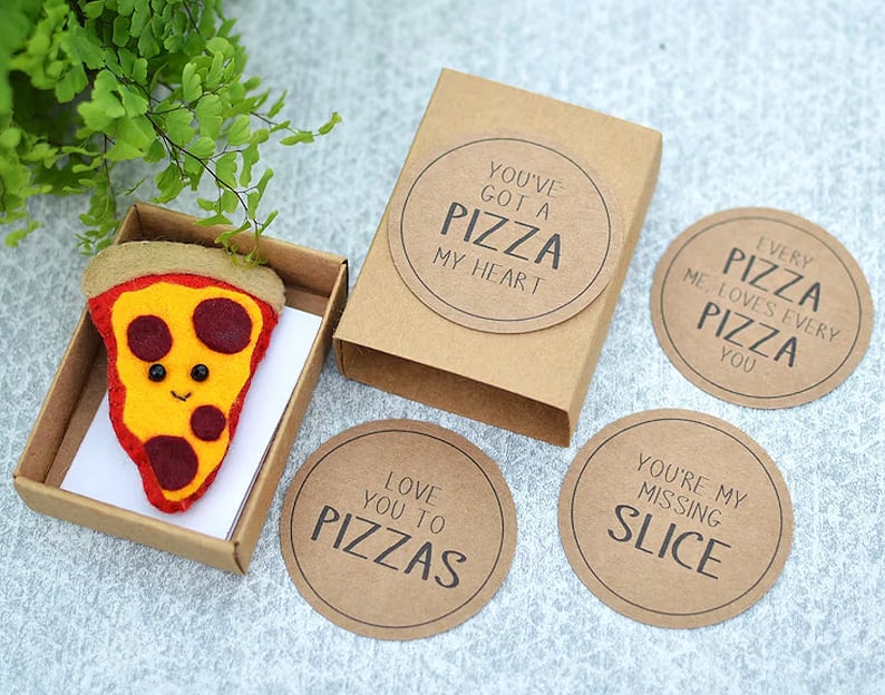 Felt Pizza Friendship Gift