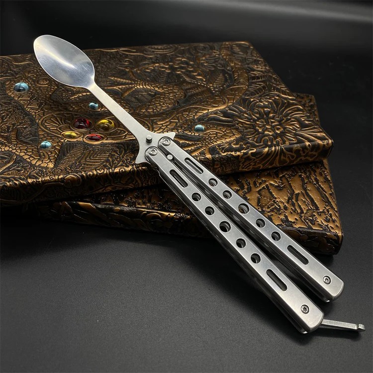 Last Day 49% OFF🦋Butterfly-Style Folding Spoon & Fork