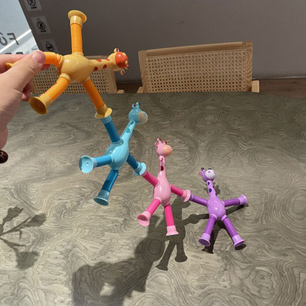 Limited Time Sale 70% OFF🎉 Suction Cup Pop Tube Giraffe Toys, Puzzle Toys, BUY 3 GET 2 FREE NOW