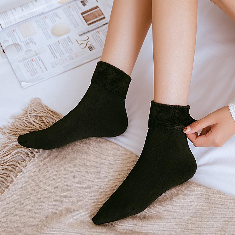 (New Year Sale- 48% OFF) Unisex Snugly Velvet Winter Thermal Socks- Buy 10 Free Shipping